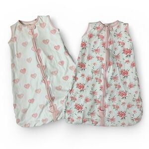 Bundle of Mama Cheetah Medium Sleep Sacks- 6-12 months- 100% Organic Cotton